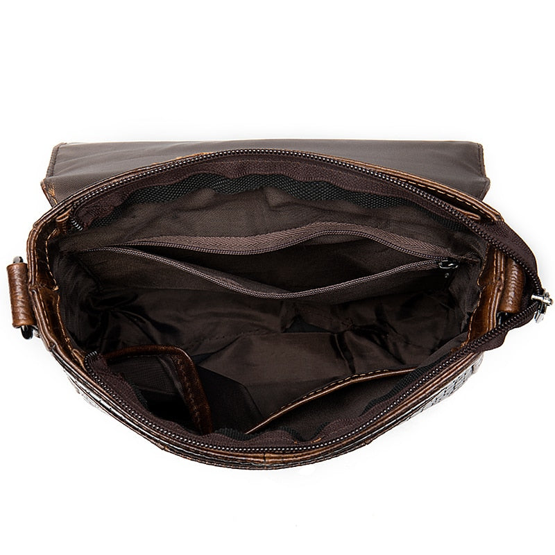 Leather Cocrodile Pattern Bag