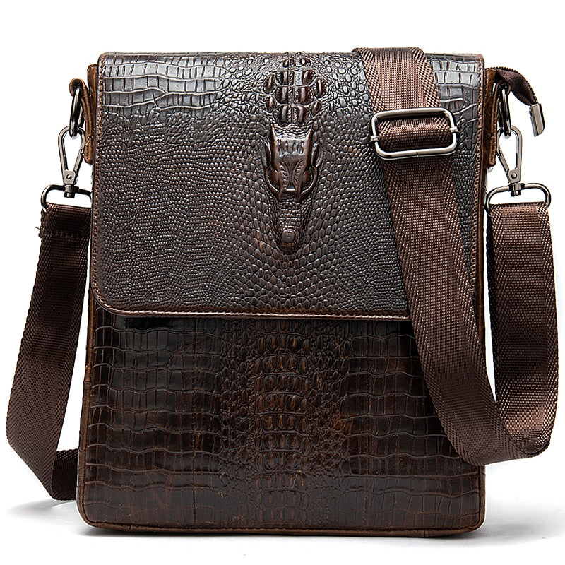 Leather Cocrodile Pattern Bag